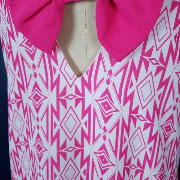 Myan boutique Pink Print Dress Size Medium - Picture 5 of 5